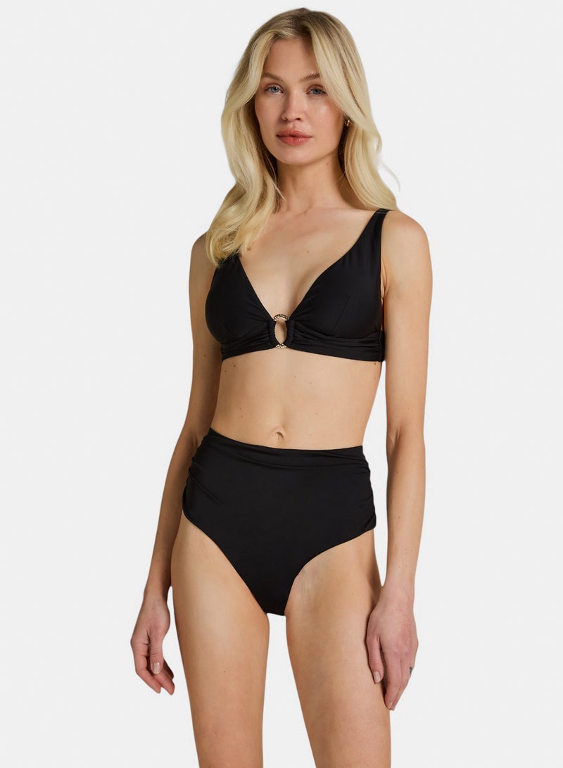 hunkemoller High-Waisted Shaping Bikini Bottom Luxe - Image 1