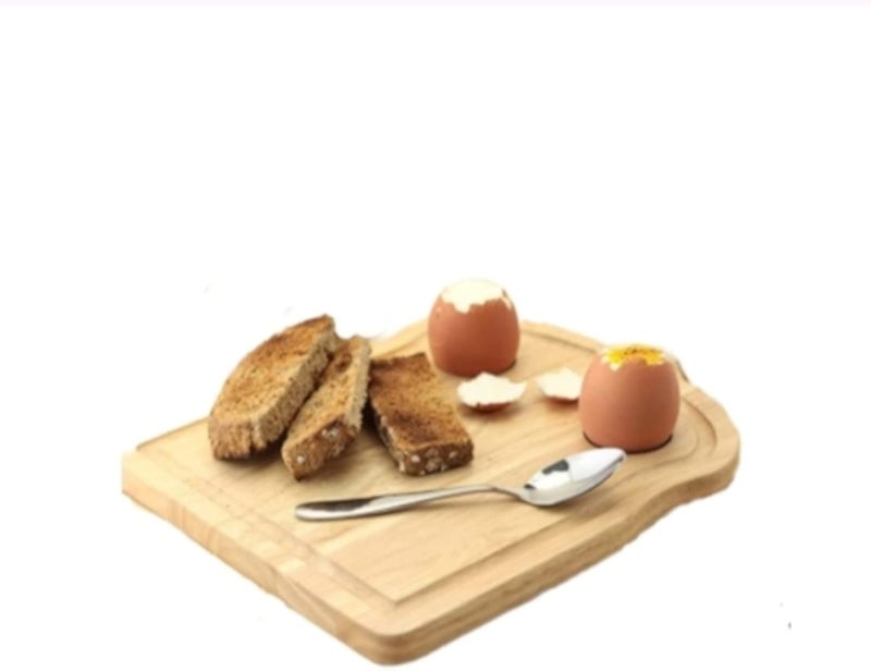 لوح بيض وخبز محمص من إيلاتو، لوح إفطار، لوح خبز محمص، حامل أكواب بيض، حامل بيض من الخيزران، صينية سرير من الخيزران، حامل من الخيزران، صينية إفطار خشبية، صينية إفطار، صينية بيض مسلوق