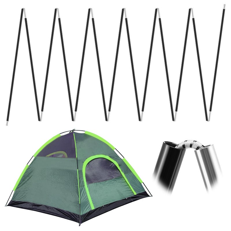 Acostop Aluminum Tent Poles Replacement - Pre-Assembled Tent Poles Stakes, Fits Both Female and Male Ends - Lightweight Tent Pole Repair Kit for Hiking Camping Backpacking Tent, 16FT 3IN - Image 1