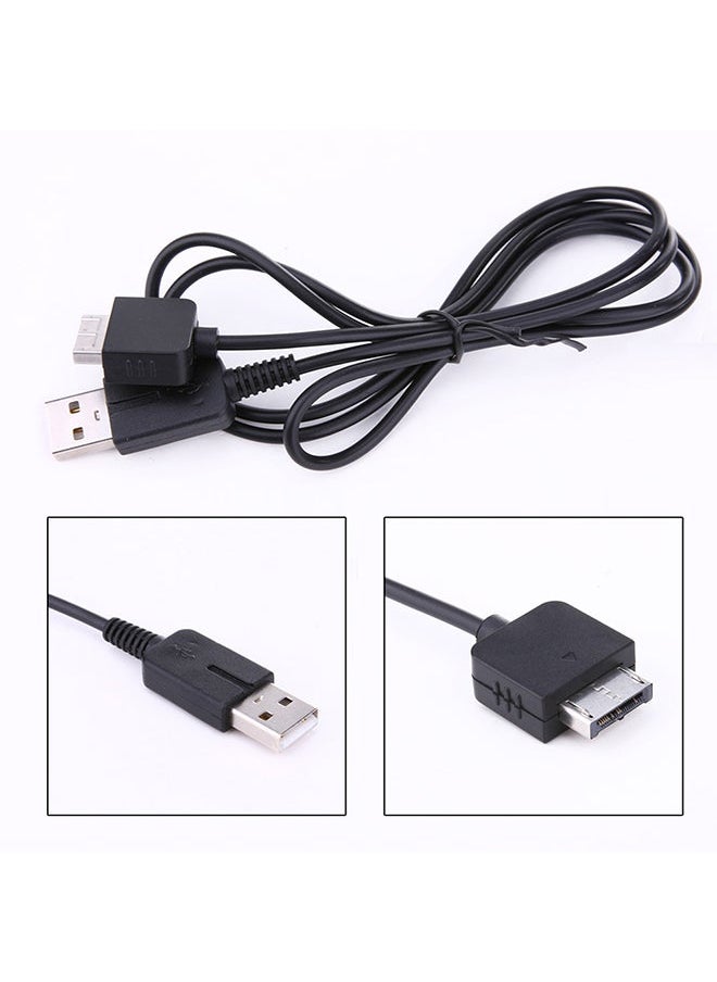 NIBEMINENT USB Data Sync And Charging Cable For Sony PS Vita 1000 Black  - Image 2