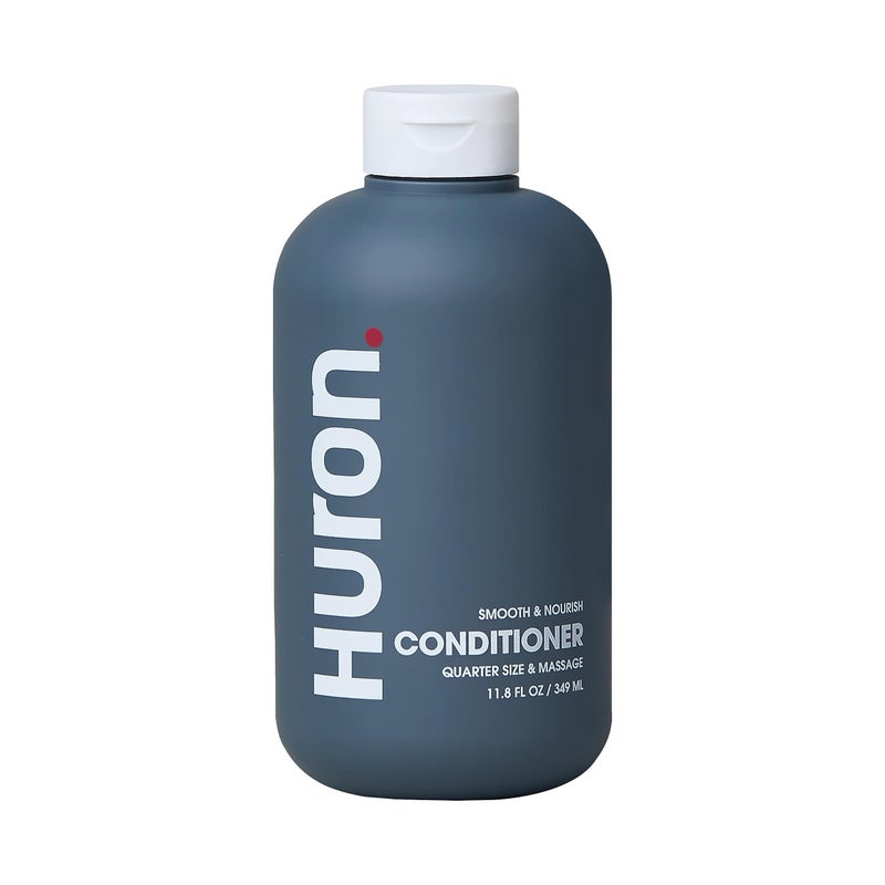 Huron Menâ€™s Conditioner - Lightweight, Hydrating Conditioner - Eliminates Frizzy Hair, Moisturizes, & Restores Shine - Clean & Invigorating Scent - 100% Vegan Ingredients & Cruelty-Free - 11.8 Fl Oz - Image 1
