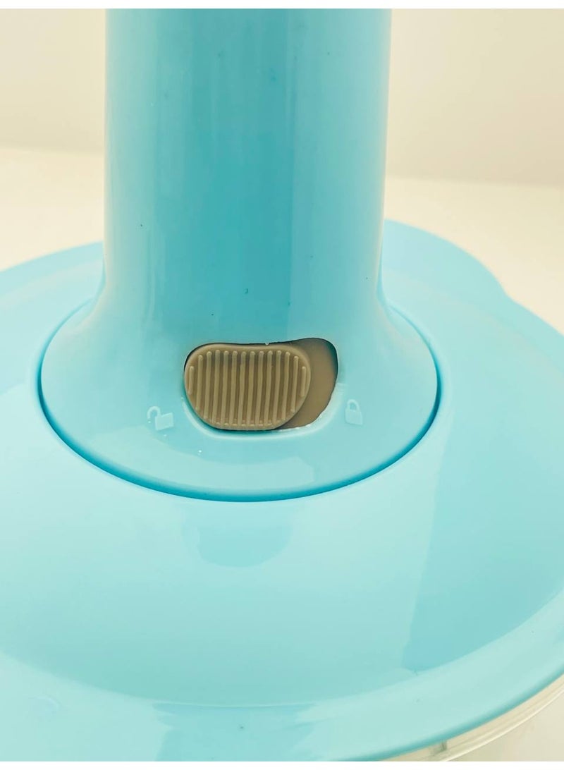 Multifunctional manual food processor, triple stainless steel food processor for chopping onions, vegetables, and meat. EL multi color - Image 2