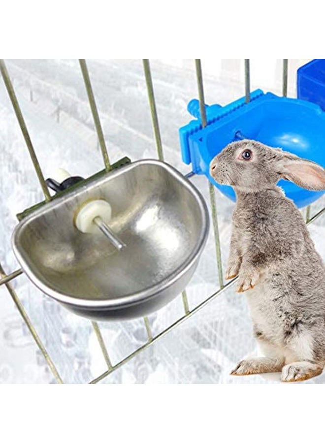 GLOGLOW Rabbit Feeder Bowl, 10 Pcs Automatic Rabbit Water Cups Drinker Rabbit Feeding Tools for Rabbit Squirrels hilla Hamster Ferret - Image 4