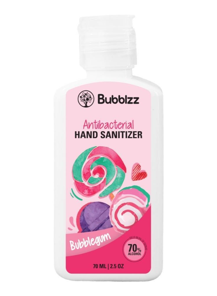 Bubblzz Antibacterial Hand Sanitizer Bubblegum- 70ml
