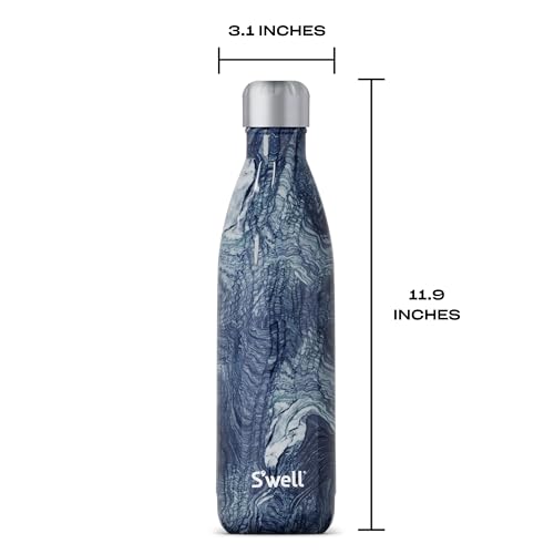 S'well Stainless Steel Water Bottle, 25oz, Azurite Marble, Triple Layered Vacuum Insulated Containers Keeps Drinks Cold for 48 Hours and Hot for 24, BPA Free, Perfect for On the Go - Image 5