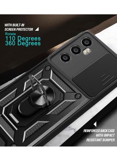 Generic realme c65 Shield Full Protection Case With Metal Ring &Slide Camera Cover For realme c65 case  - Image 5