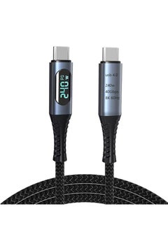Captaintech 240W USB 4.0 Cable 40Gbps 8K@60Hz PD Type C Cord USB C to USB C Male to Male Cable Cord for Computer Type-C Laptop Pad Hub  - Image 1