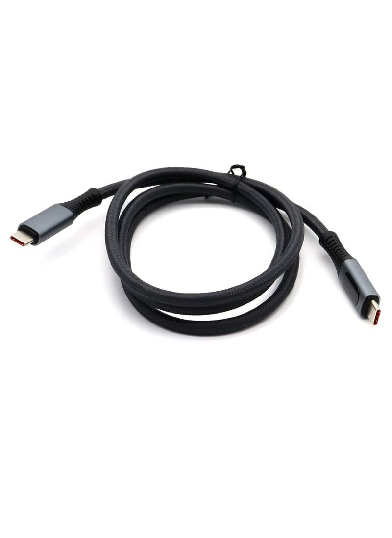 كابتن تيك 240 واط USB 4.0 كابل 40 جيجابت في الثانية 8K @ 60 هرتز PD نوع C الحبل USB C إلى USB C ذكر إلى وصلة كابل الذكور للكمبيوتر نوع-C لوحة كمبيوتر محمول المحور  - Image 2