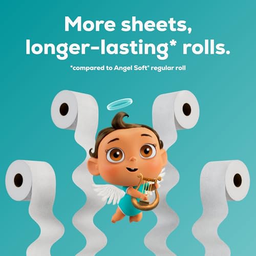 Angel Soft Ultra Toilet Paper, 6 Mega Rolls = 24 Regular Rolls, 2 Ply Toilet Tissue - Image 5