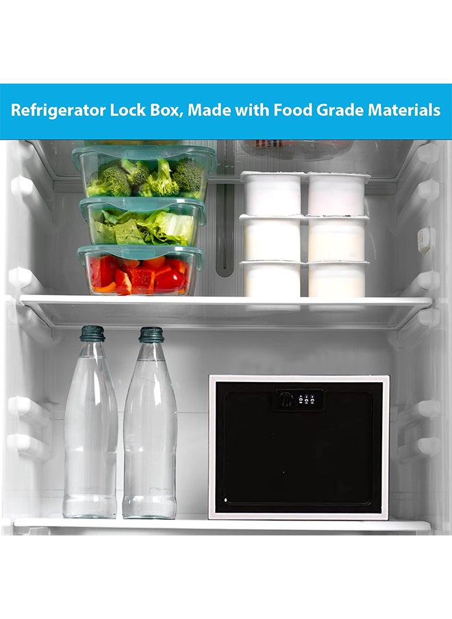 Hihonor Large Medicine Lock Box,Easy to Install,Safe Material for Snacks/Tablets/Cell Phones(Black)  - Image 4