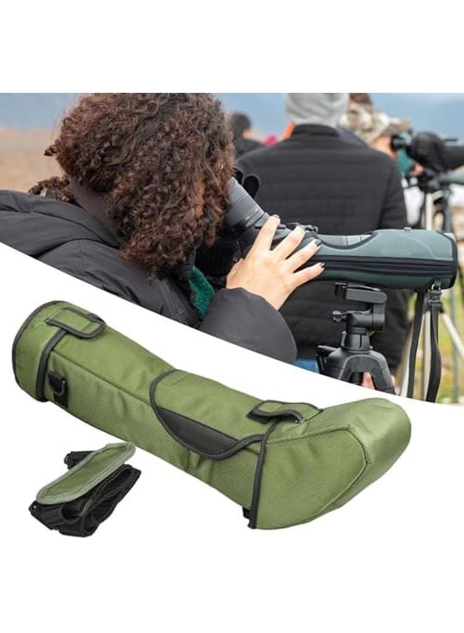 حقيبة تخزين تلسكوب 100 ملم، حقيبة حمل واقية مضادة للصدمات من النايلون بحزام قابل للتعديل - Image 3
