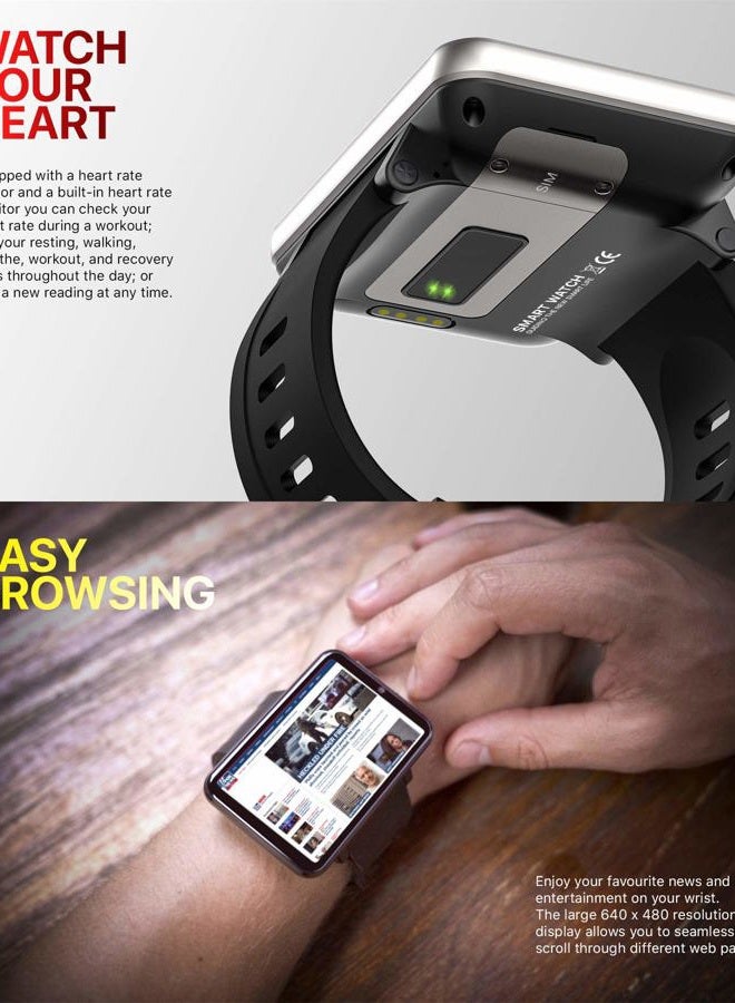 Rainbuvvy 4G Smart Watch 2.86 Inch Screen Android 7.1 3GB+32GB 5MP Camera 2700mAh Battery Smartwatch for Men - Image 5
