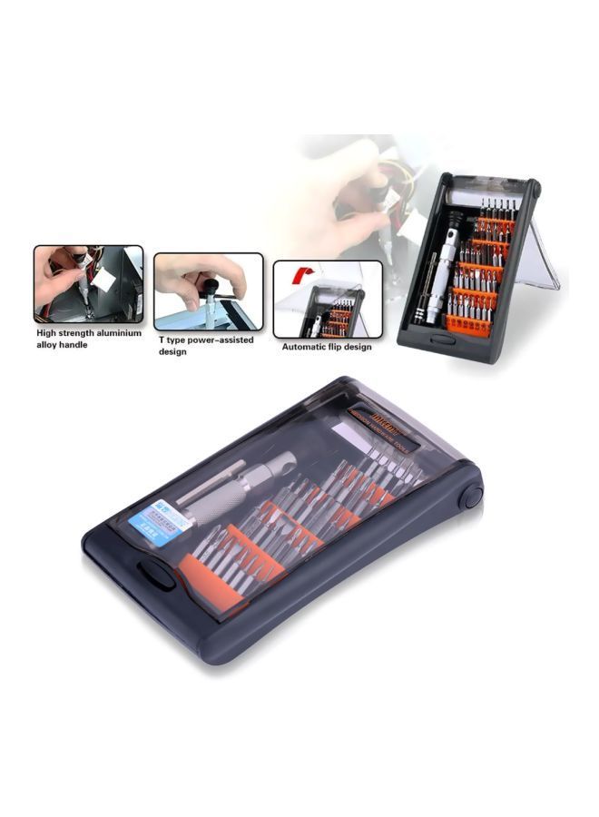 NIBEMINENT 38-In-1 Precise Screwdriver Set Clear/Black 18centimeter  - Image 5