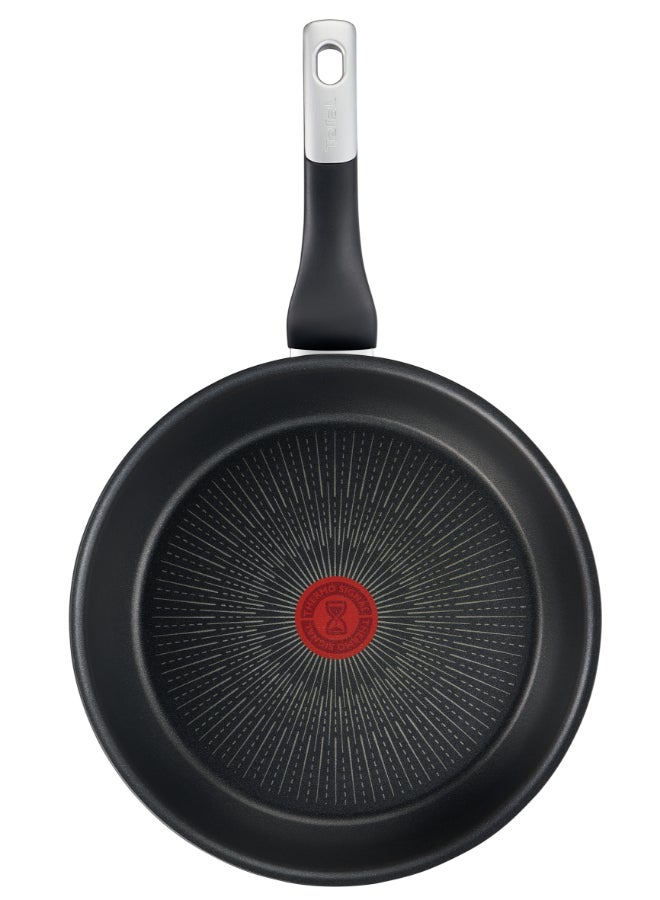تيفال TEFAL مقلاة | UNLIMITED 26 سم | مقاومة للخدش | طلاء غير لاصق 100% آمن | مؤشر حرارة Thermo Signal™ | تحمير مثالي | صنع في فرنسا | متوافقة مع الحث | ضمان لمدة سنتين | G2550502 أسود - Image 3