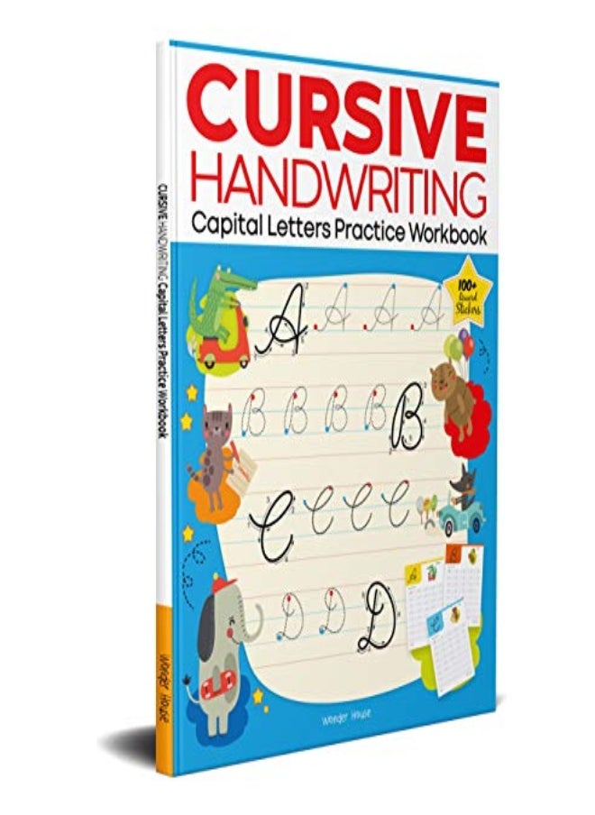 Cursive Handwriting - Capital Letters: Practice Workbook For Children 