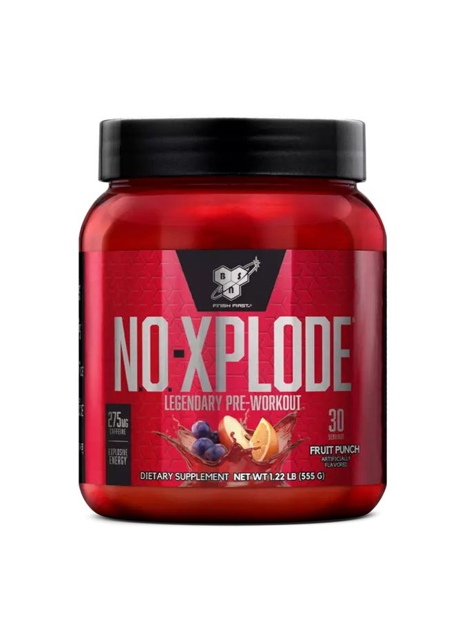 BSN - BSN, NO-Xplode Pre Workout, 1.22Lbs, Fruit Punch, 30 Servings - Image 1