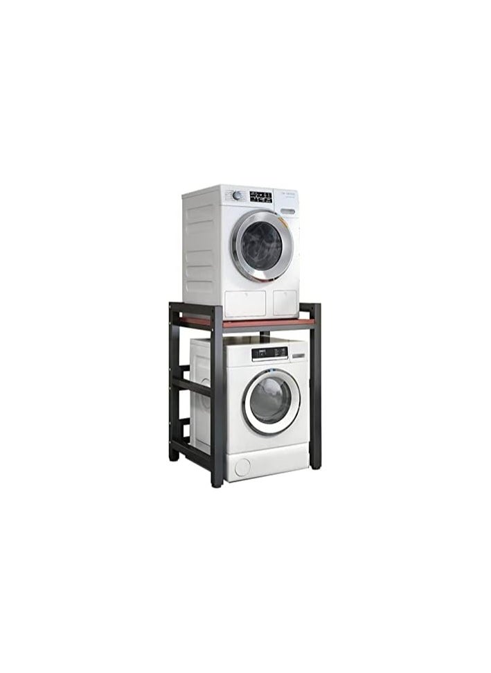 AL KHAYAM - Al khayam Laundry Space with Stackable Washer and Dryer Stand - 400KG Portable Rack for Over Washer Storage - Adjustable Front Load Kit - Image 1
