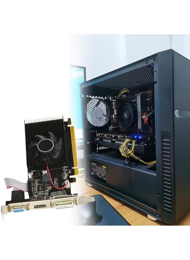 2GB DDR3 64 Bit PCIE 16X Graphics Card With Cooling Fan For Office Home PC - Image 3