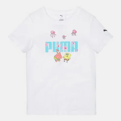 PUMA Kids' x SPONGEBOB Logo T-Shirt