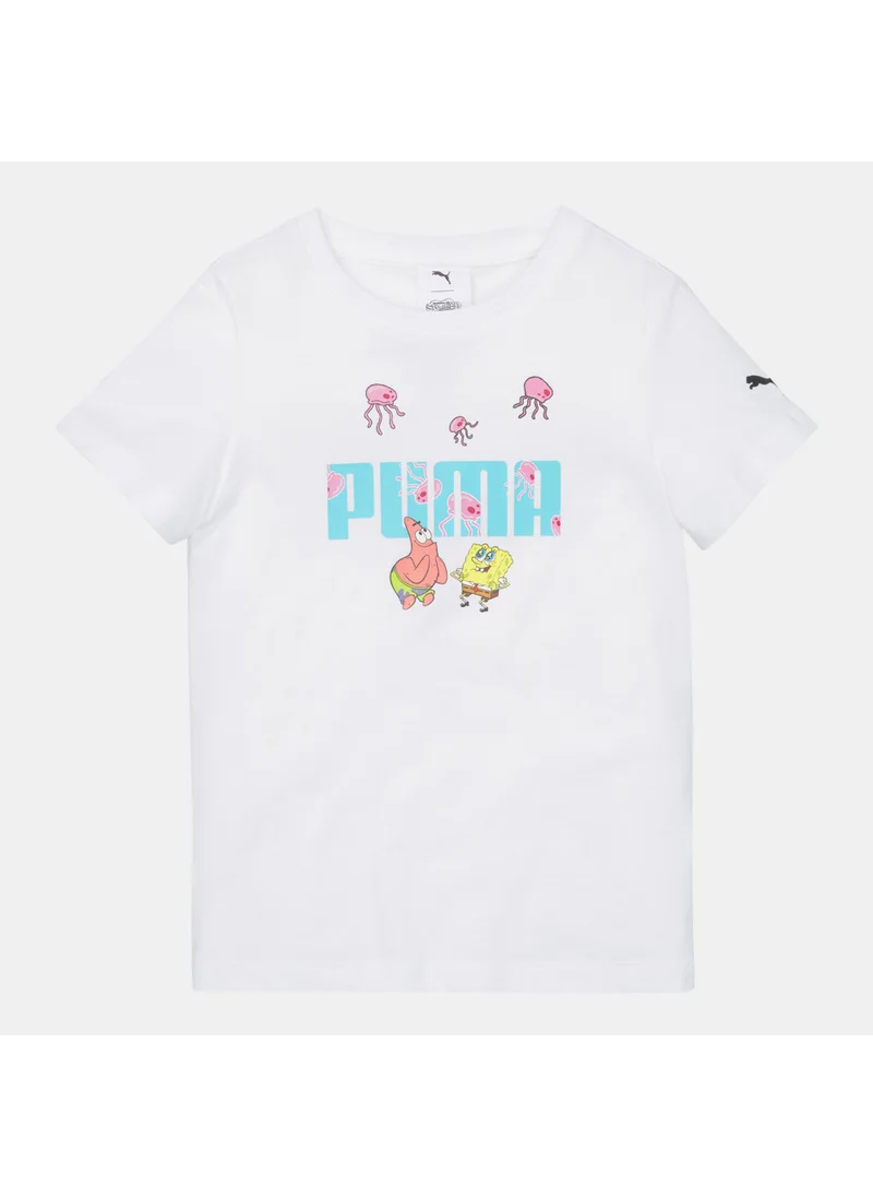 PUMA Kids' x SPONGEBOB Logo T-Shirt