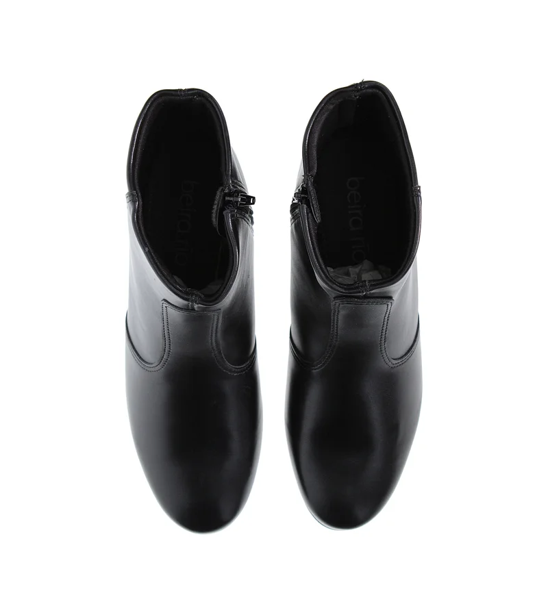 Beira Rio  BEIRA RIO Boots for Ladies – BLACK Shoes with  | Comfortable PU Upper & TPR Sole for Women | Best Price UAE
