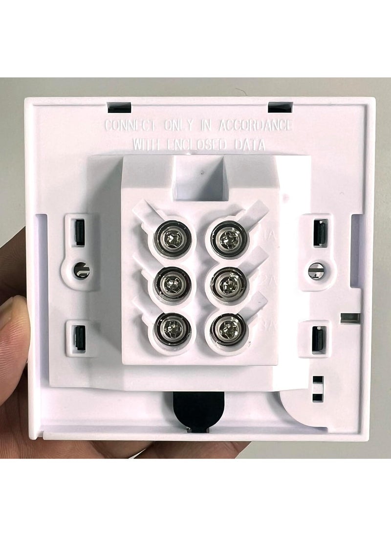 Rubik Emergency Break Glass Fire Alarm Button Switch, (English with Chinese Lagguge) Exit Door Release (White)  - Image 2