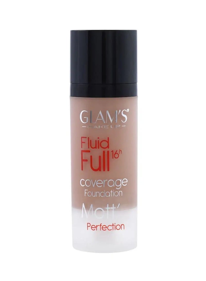 Glam's Fluid Full Matte Foundation #221 Ivory - Image 1