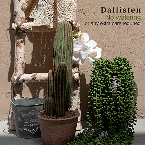 dallisten 6 Pcs Artificial Succulents Hanging Plants, Fake String of Pearls Greenery Plants, Decoration for Wall, Home, Backdrop, Garden, Indoor and Outdoor - Image 4
