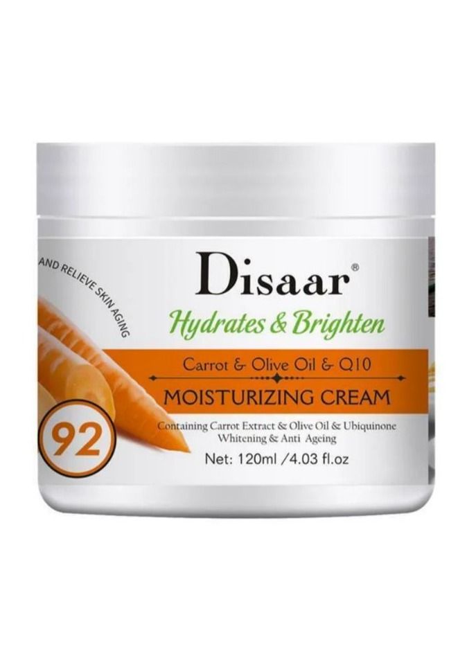 Disaar CARROT OLIVE OIL moisturizer cream 120 ML