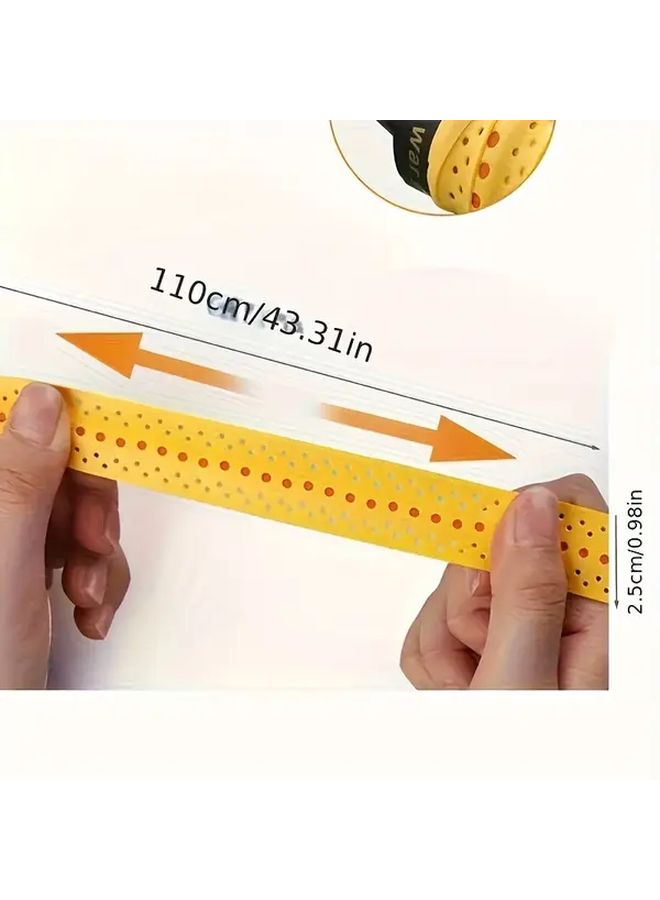 5pcs Non Slip Tennis Grip Bands Thick Breathable Perforated Handle Wrap - Image 5