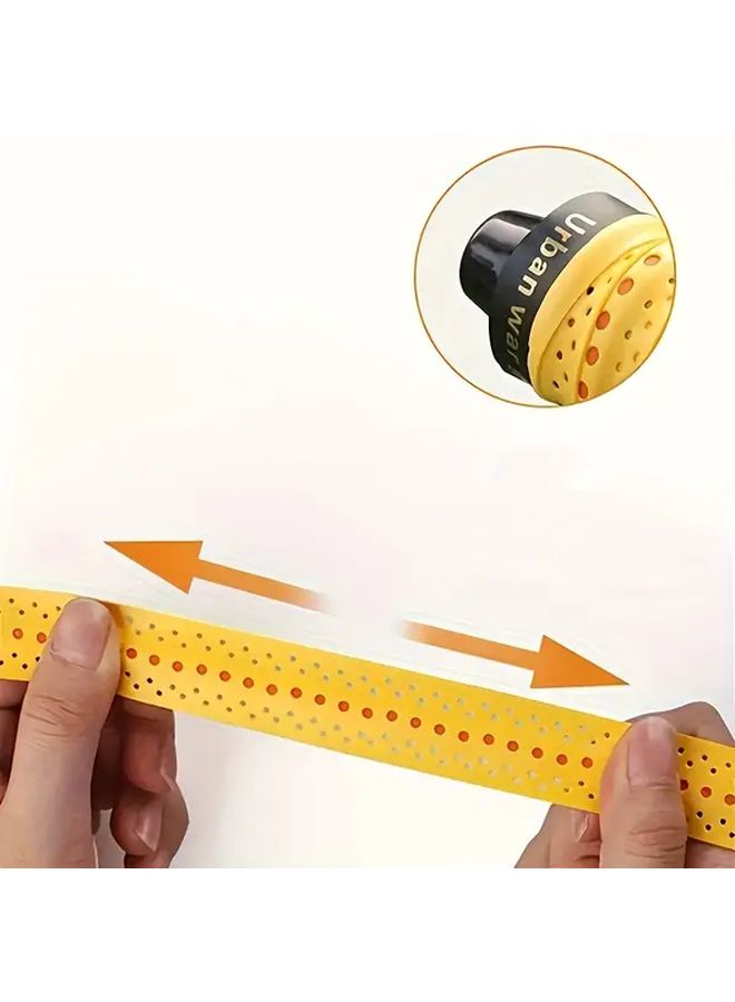 5pcs Non Slip Tennis Grip Bands Thick Breathable Perforated Handle Wrap - Image 3