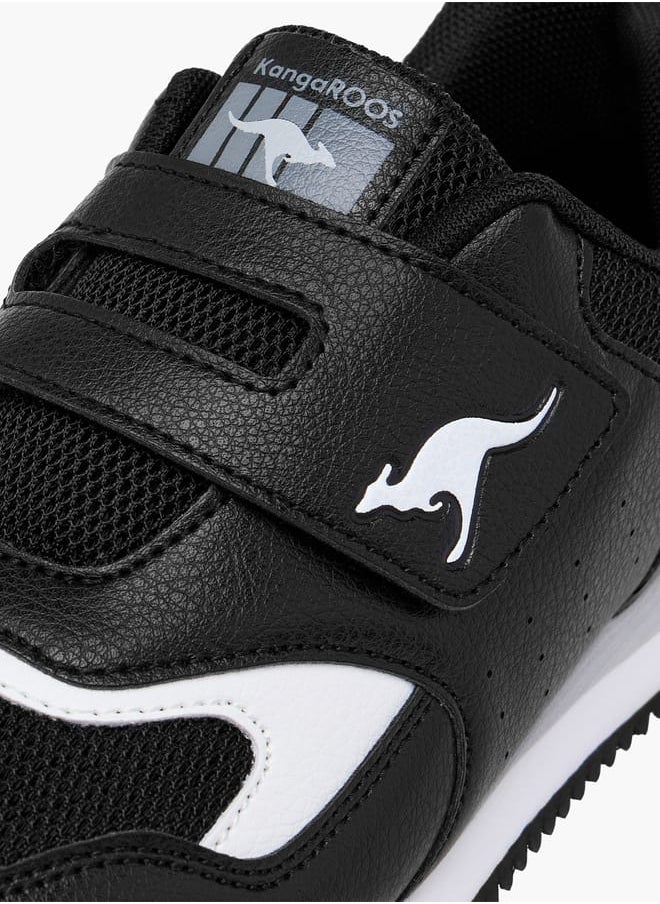 kangaROOS Girls' Panelled Sports Shoes with Hook and Loop Closure  - Image 4