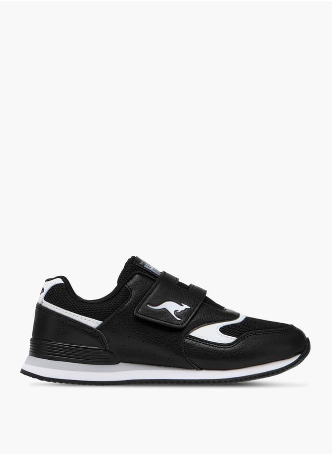 kangaROOS Girls' Panelled Sports Shoes with Hook and Loop Closure  - Image 3