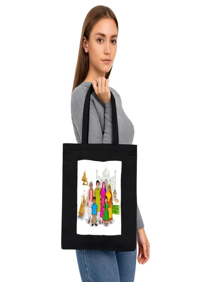 PrintingZone Printed Tote Bag For Women| Women’s Canvas Printed Tote Bag for Daily Shopping - Image 3