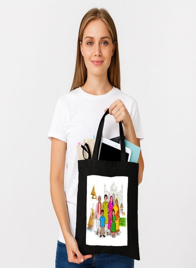 PrintingZone Printed Tote Bag For Women| Women’s Canvas Printed Tote Bag for Daily Shopping - Image 4