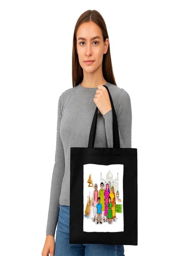 PrintingZone Printed Tote Bag For Women| Women’s Canvas Printed Tote Bag for Daily Shopping - Image 2