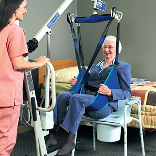 Invacare R121 Reliant Toileting Sling for Patient Lifts, Solid Polyester Fabric, Large - Image 3