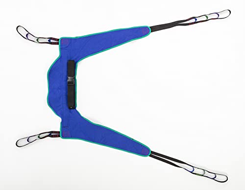 Invacare R121 Reliant Toileting Sling for Patient Lifts, Solid Polyester Fabric, Large - Image 4