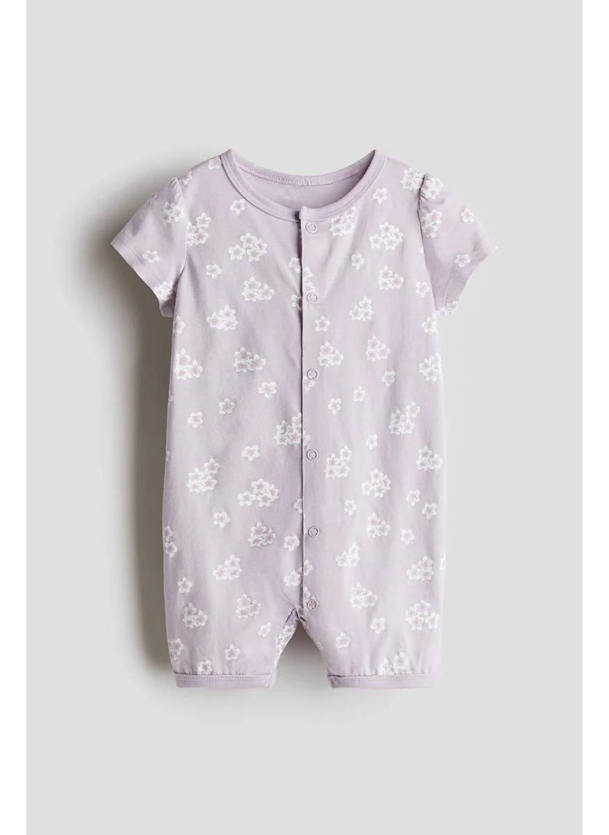 H&M Patterned All-In-One Pyjamas