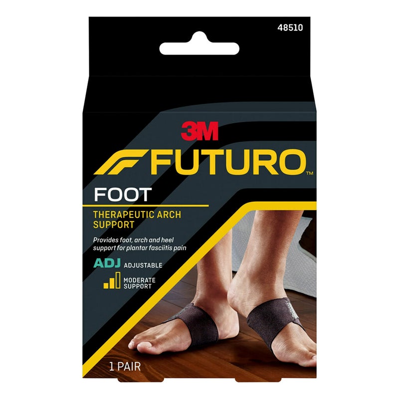 FUTURO Therapeutic Arch Support, Helps Relieve Symptoms of Plantar Fasciitis, Adjustable - Image 1