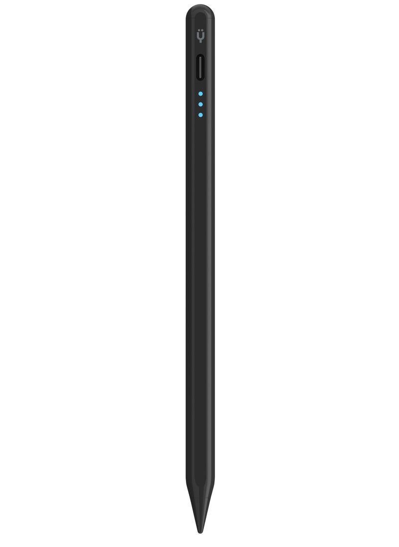 TinyMoose - Active Digital Stylus Pen Pencil Pro Lumin 2nd generation iPad Pen with Fast Charging & Palm Rejection For Apple iPad 2018 and Later Black Edition - Image 1