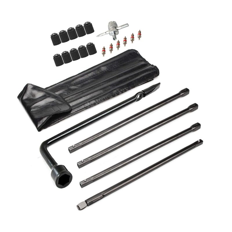 Dr.Roc DrRoc Spare Tire Tool Kit with Wheel Lug Wrench Spare Tire Kit Compatible with Ford Ranger 19982011 Explorer 20012002 Explorer Sport Trac 20012005 - Image 1