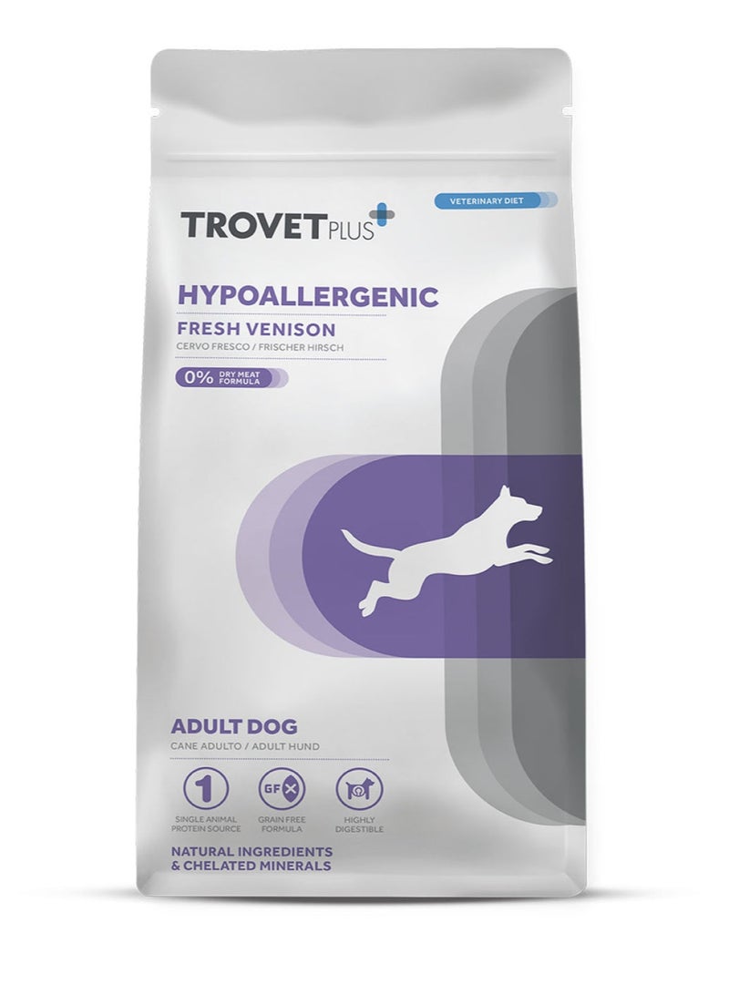Trovet Trovet Plus Adult Dog Hypoallergenic Venison Veterinary Diets 10kg - Image 1