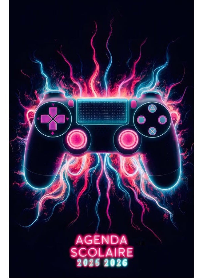 Agenda Scolaire Gamer: 2025 2026 Manette De Jeu Pour Garcon De Septembre À Juillet Pour Etudiant De Primaire, Collège, Lycée, Format A5