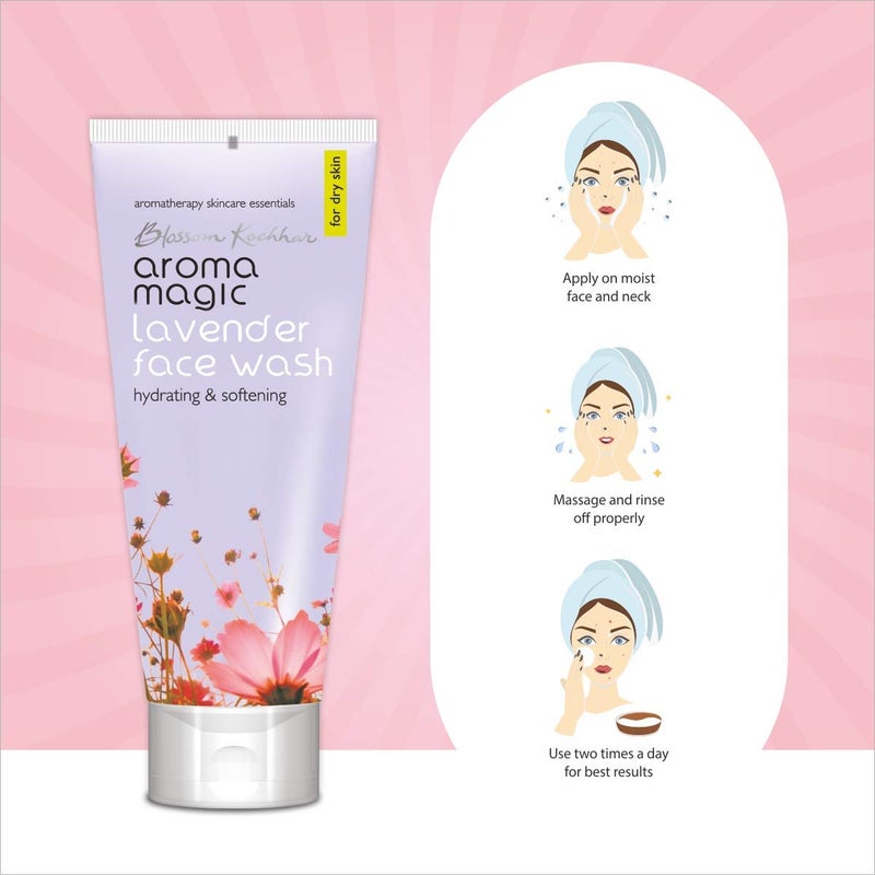 Aroma Magic Face Wash 100 ml Lavender Pack of 3 - Image 4