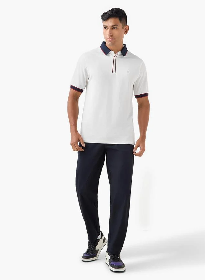 Emperor Emperor Logo Embroidered Polo T-shirt