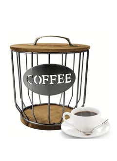 ARNOTEC Coffee Filter Holder Storage, Large Capacity Coffee Pod Holder Organizer, Coffee Filters Holder With Lid, Coffee Station Organizer and Coffee Bar Accessories, Coffee Bar Decor  - Image 1