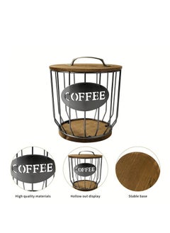 ARNOTEC Coffee Filter Holder Storage, Large Capacity Coffee Pod Holder Organizer, Coffee Filters Holder With Lid, Coffee Station Organizer and Coffee Bar Accessories, Coffee Bar Decor  - Image 3