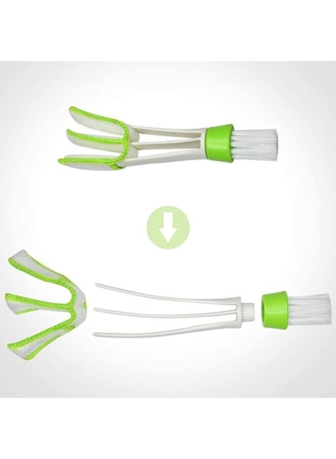 3 Pieces Mini Duster for Car Air Vent Automotive Air Conditioner Cleaner and Brush