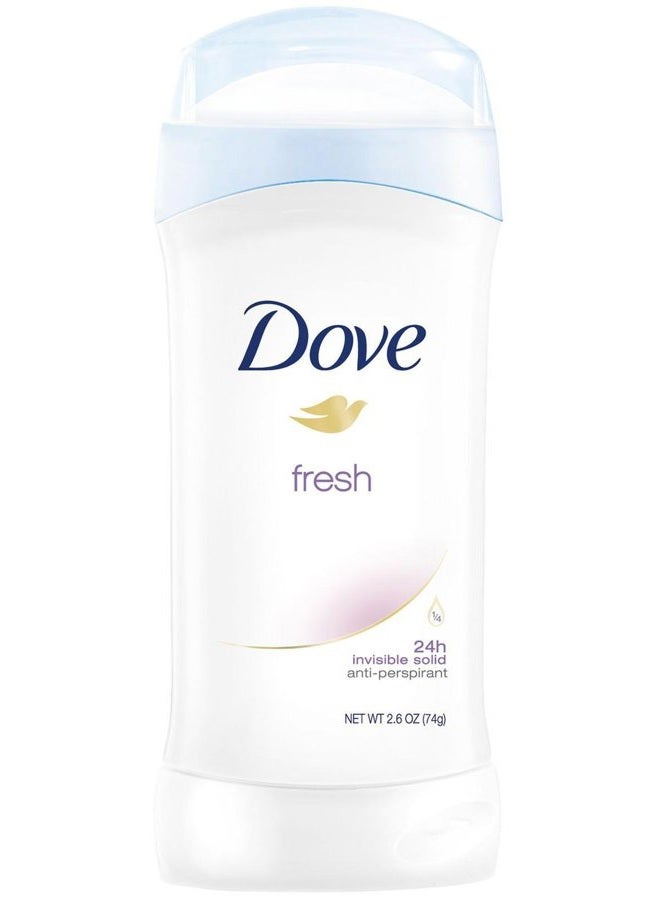 Dove Invisible Solid Deodorant, Fresh, 2.6 Oz